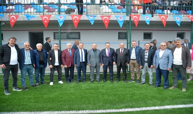 Faroz Futbol Sahası düzenlenerek yeniden hizmete açıldı