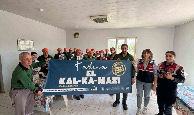 Fıstık işçileri kadına karşı şiddet konusunda bilgilendirildi