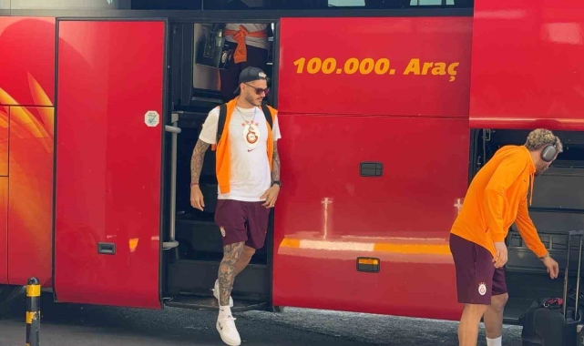 Galatasaray, Süper Kupa maçı için Şanlıurfa'ya gitti