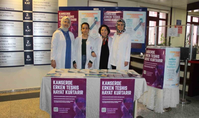 GAÜN Hastanesi'nde kanser farkındalığı etkinliği düzenlendi