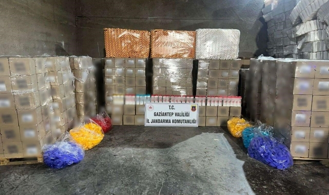 Gaziantep'te 1 milyon TL değerinde sahte şampuan ele geçirildi