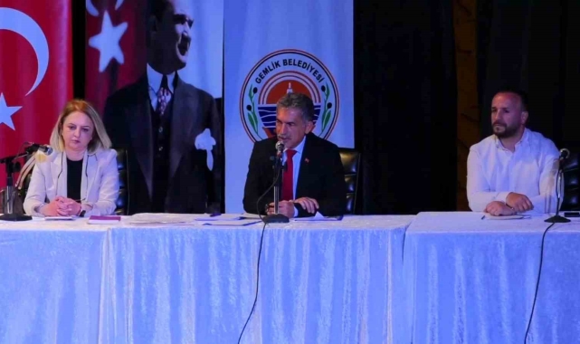 Gemlik meclisi yeni dönemin ilk toplantısını yaptı