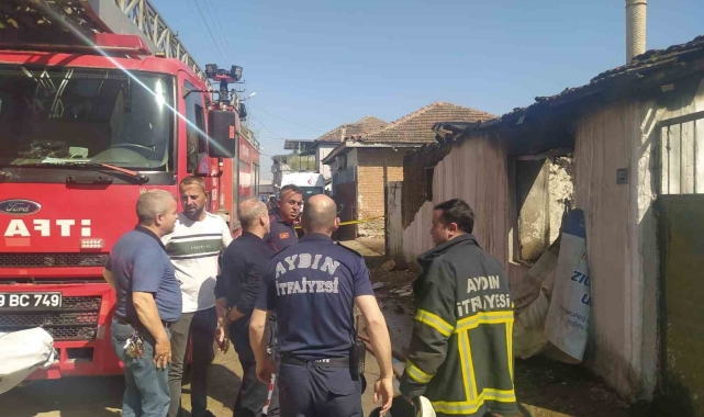 Germencik'te çıkan yangında 1 kişi hayatını kaybetti