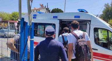 Gezi teknesinde yaralanınca tahliyesi yapıldı
