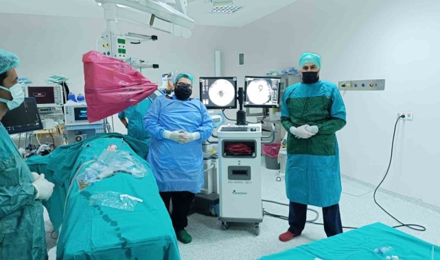 Gölbaşı'nda ilk defa perkütan nefrostomi takıldı