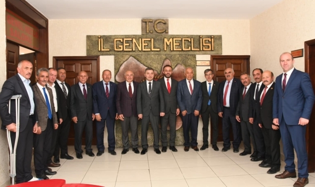 Gümüşhane Valisi Tanrısever'den İl Genel Meclisine ziyaret
