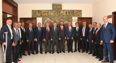 Gümüşhane Valisi Tanrısever'den İl Genel Meclisine ziyaret