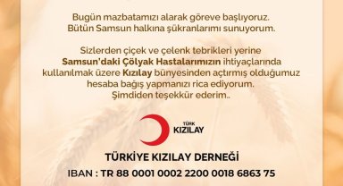 Halit Doğan, çiçek yerine Kızılay'a bağış istedi