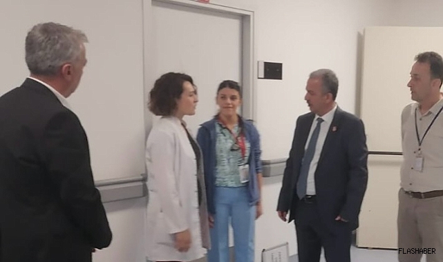 HASTANELERİ İNCELEDİ!