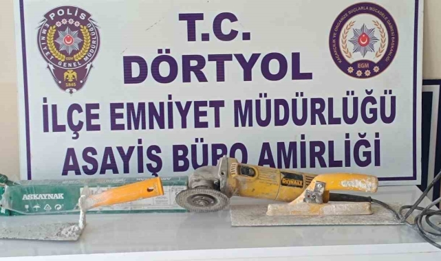 Hatay'da 150 bin TL'lik çeşitli eşya çalan 2 şüpheli yakalandı