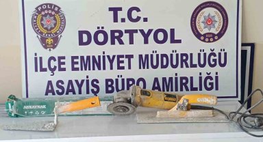 Hatay'da 150 bin TL'lik çeşitli eşya çalan 2 şüpheli yakalandı