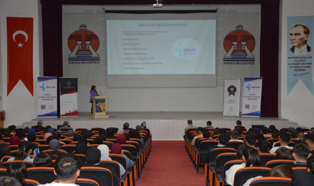 Havza'da kariyer semineri düzenlendi