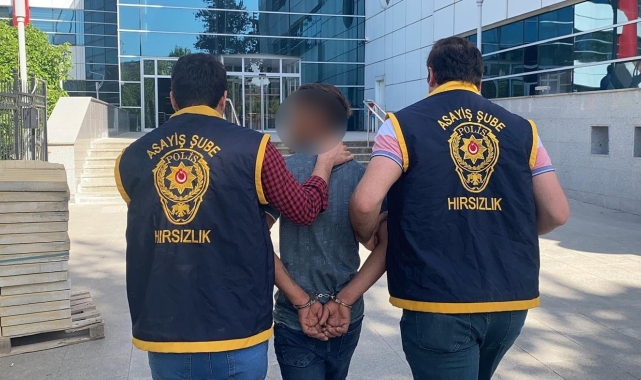 Hırsızlık şüphelisi mahkemece tutuklandı
