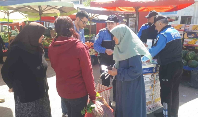 Hırsızlıkları önlemek için vatandaşlara bilgilendirme yapıldı