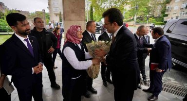 İBB Başkanı Ekrem İmamoğlu'ndan Eyüpsultan Belediyesi'ne ziyaret