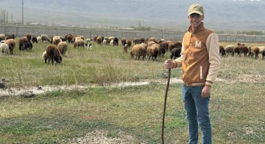 Iğdır'da hayvanlar meraya çıktı