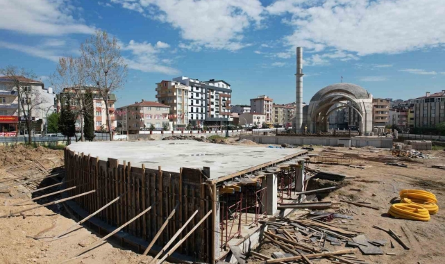 İlçenin yeni cazibe merkezi haline gelecek projede çalışmalar sürüyor