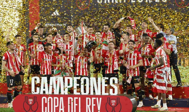 İspanya Kral Kupası'nda şampiyon Athletic Bilbao