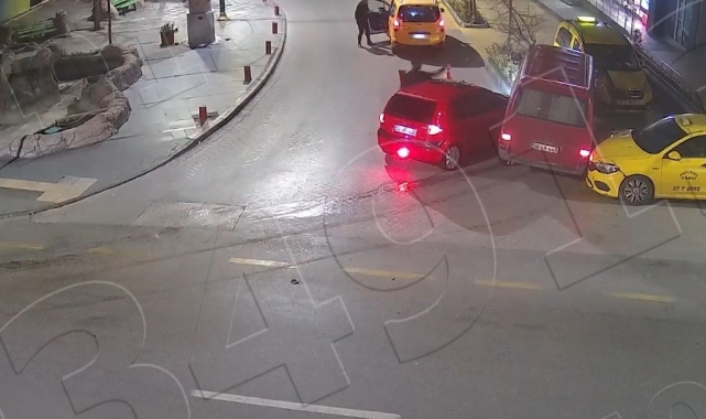 Isparta'da meydana gelen trafik kazaları KGYS kameralarına yansıdı