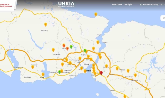 İstanbul'da etkili olan toz salınımında en kalitesiz hava Göztepe'de
