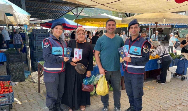 Jandarma Akbük'te bilgilendirdi