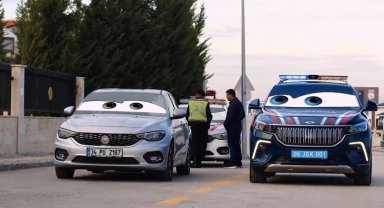 Jandarma Genel Komutanlığı'ndan animasyonlu 'Jandarma Togg' paylaşımı