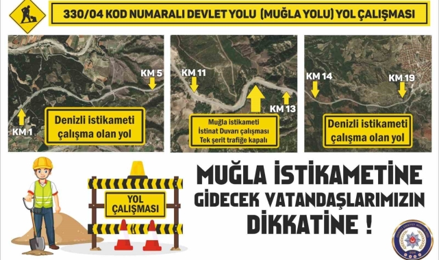 Kale - Muğla karayolunda yol yapım çalışmalarına başlandı