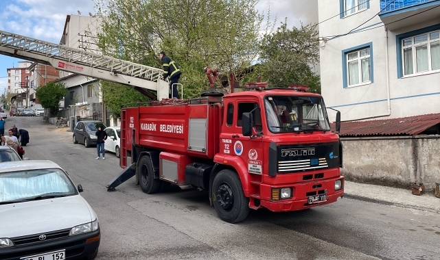 Karabük'te 2 ev yandı