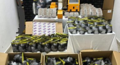 Karabük'te 58 bin makaron ile 22 kilogram tütün ele geçirildi