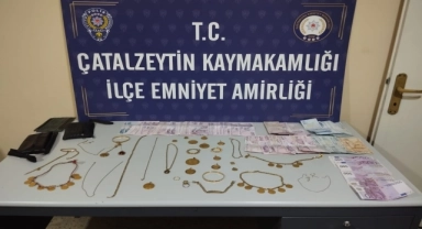 Kastamonu'da 2 milyon lira değerinde altın çalan şüpheli tutuklandı