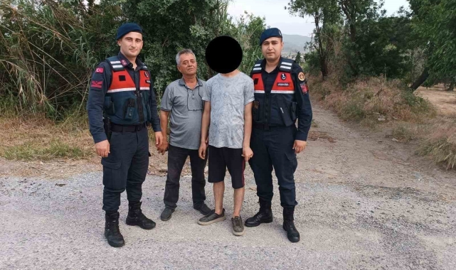 Kaybolan zihinsel engelli genç jandarma ekiplerince bulundu