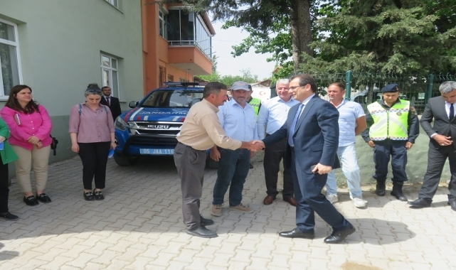 Kaymakam Güldoğan'dan esnaf ve köy ziyareti