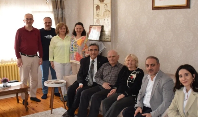 Kaymakam ve müftü bayramın ilk gününde şehit ailelerini ve gazileri ziyaret etti