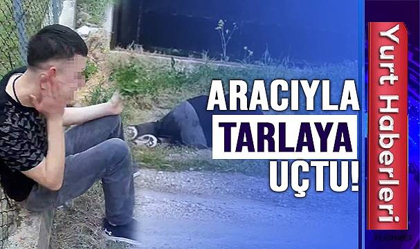 KAZA YAPTI, ARDINDAN KENDİNİ TOKATLAYIP YUMRUKLAMAYA BAŞLADI