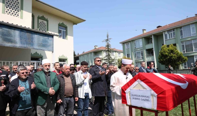 Kıbrıs gazisi son yolculuğuna uğurlandı