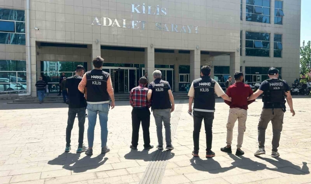 Kilis'te uyuşturucu operasyonu:3 şüpheli tutuklandı