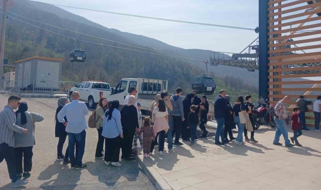 Kocaelilerin teleferik keyfi