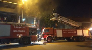 Köftecide çıkan yangın korkuttu