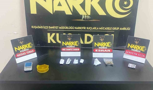 Kuşadası'nda narkotik operasyonu