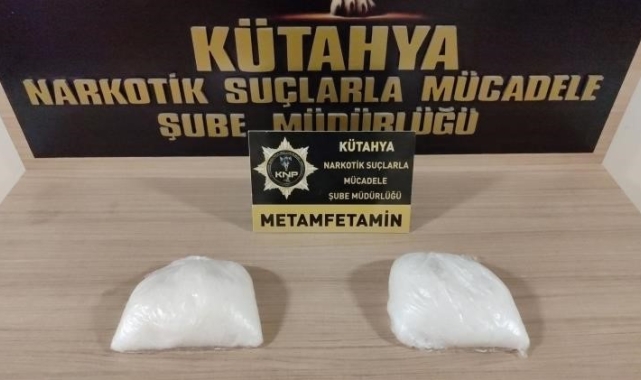 Kütahya'da otobüste 2 kilo uyuşturucu ile yakalanan yolcu tutuklandı
