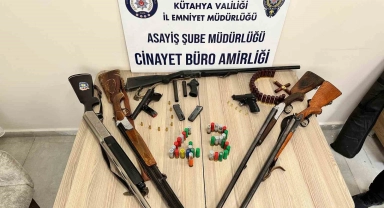 Kütahya'da silah ticareti operasyonu: 6 gözaltı