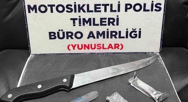 Kütahya'da ticari takside uyuşturucu ele geçirildi