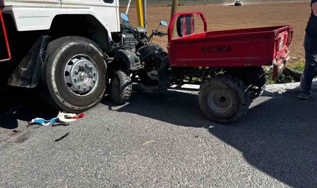 Manisa'da ATV ile kamyon çarpıştı: 1ölü