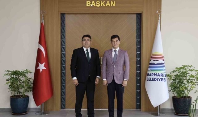 Marmaris Kaymakamı Kaya, Başkan Ünlü ile görüştü