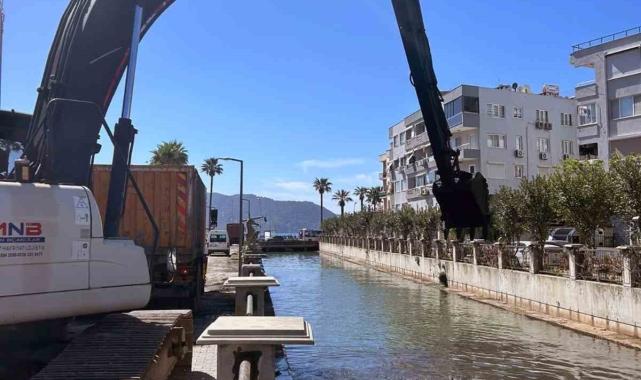 Marmaris'te dereler temizleniyor