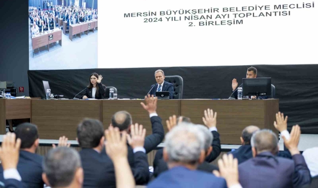 Mersin Büyükşehir Belediyesinin 2023 yılı faaliyet raporu kabul edildi