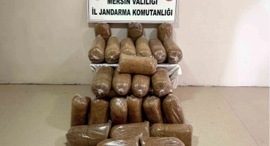 Mersin'de 290 kilo kaçak tütün ele geçirildi