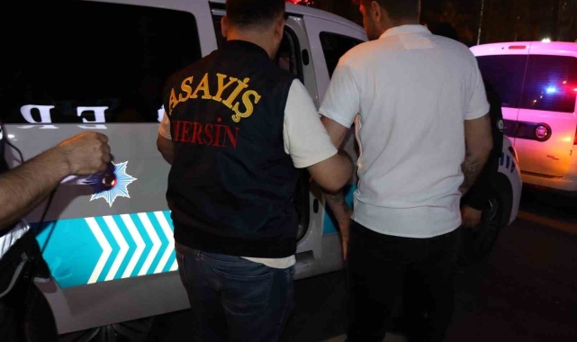 Mersin'de 37 ekiple eş zamanlı asayiş uygulaması