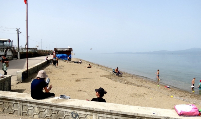 Mudanya'da deniz sezonu erken açıldı