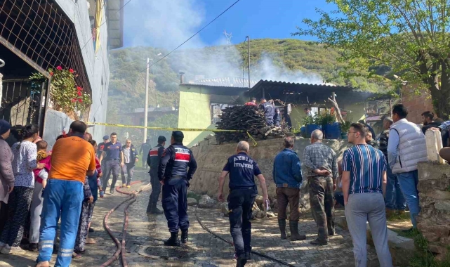 Nazilli'de 2 yaşındaki çocuk alevlerin arasında kalarak hayatını kaybetti